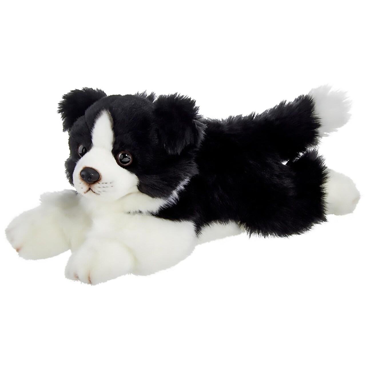 Bearington Dog Stuffed Animal Realistic Dog Plush Border Collie Shep Cute Plushies for Kids Boys & Girls - 13"